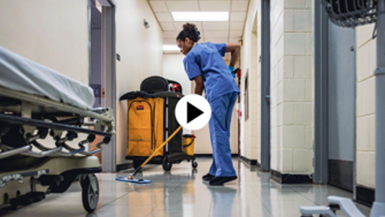 Mopping With Round Edge Drop Shadow And Play Button (2)