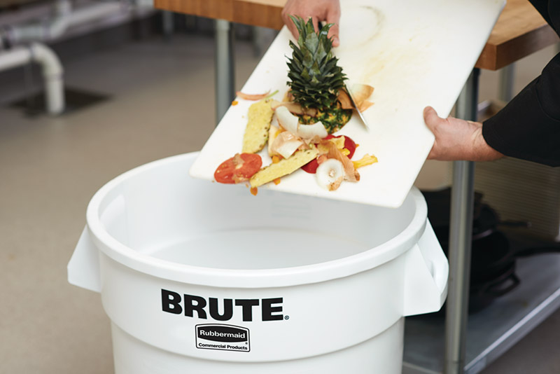 BRUTE being used in a kitchen setting.