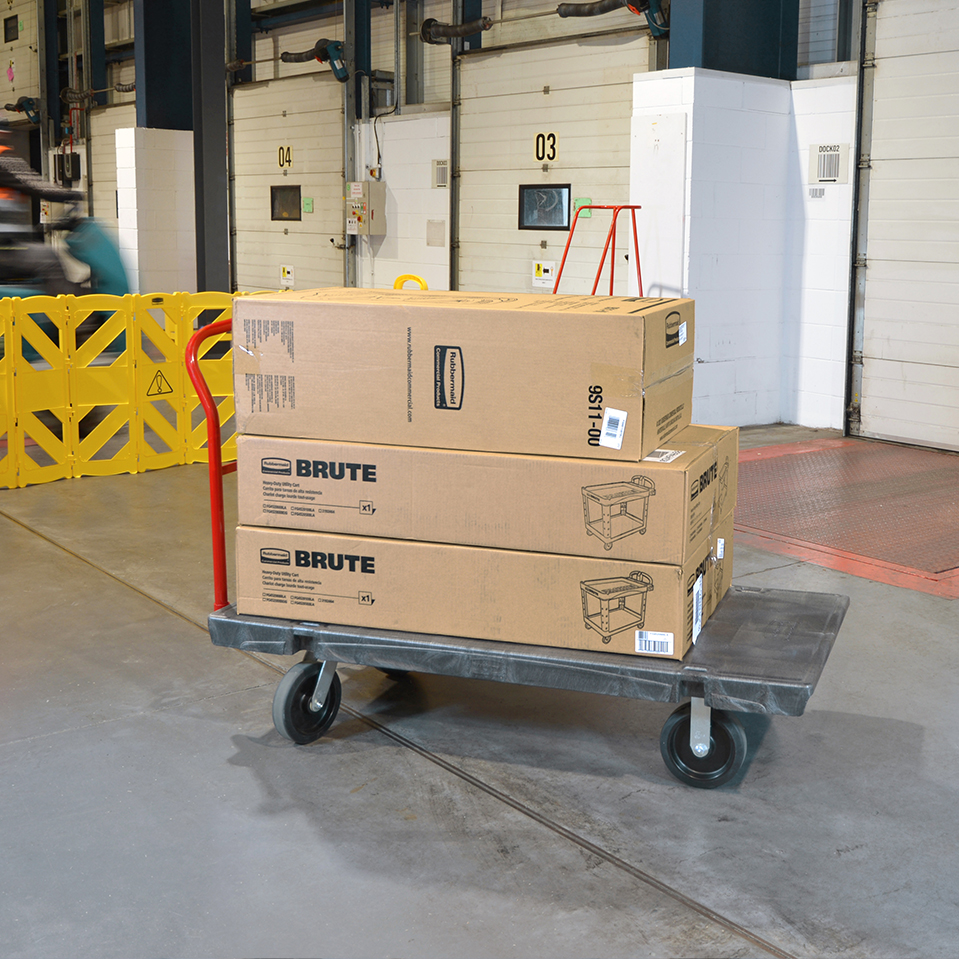 Material Handling trolley in warehouse