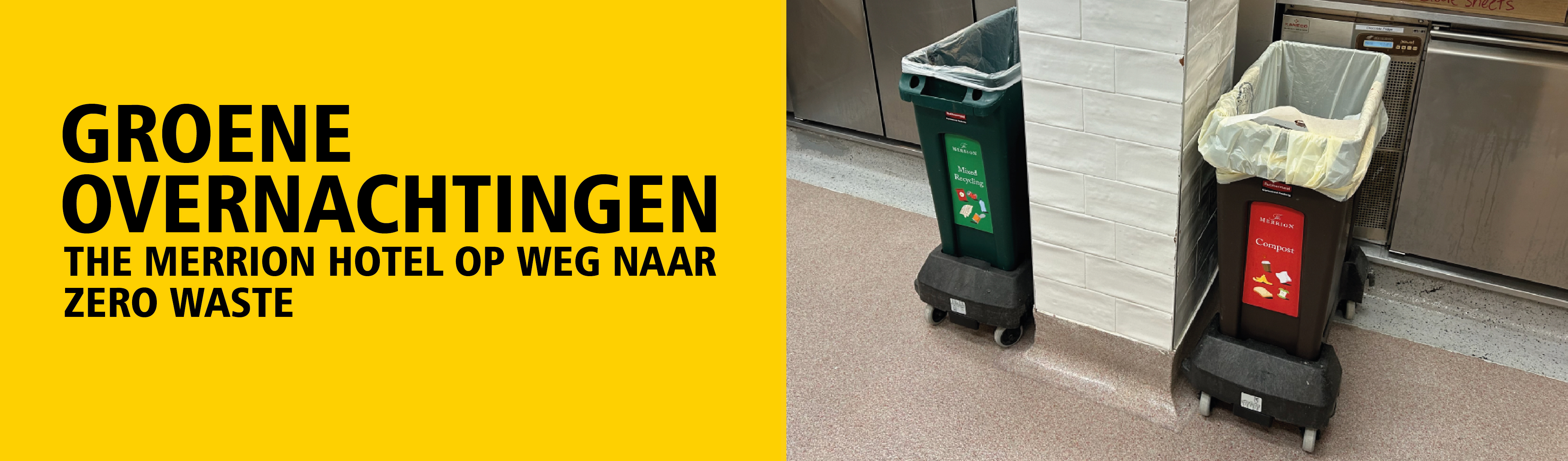 Groene Overnachtingen Theh Merrion HHotel Op Weg Naar Zero Waste