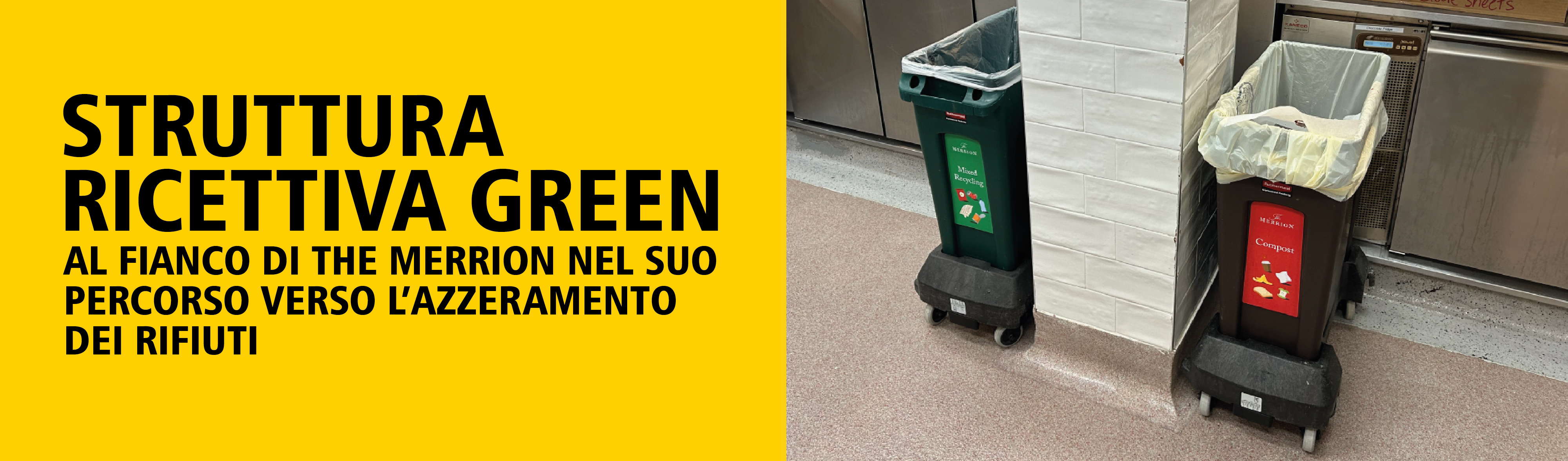 Struttara Ricettiva Green Al Fianco Di The Merrion Nel Suo Percorso Verso L'azzeramento Dei Rifiuti